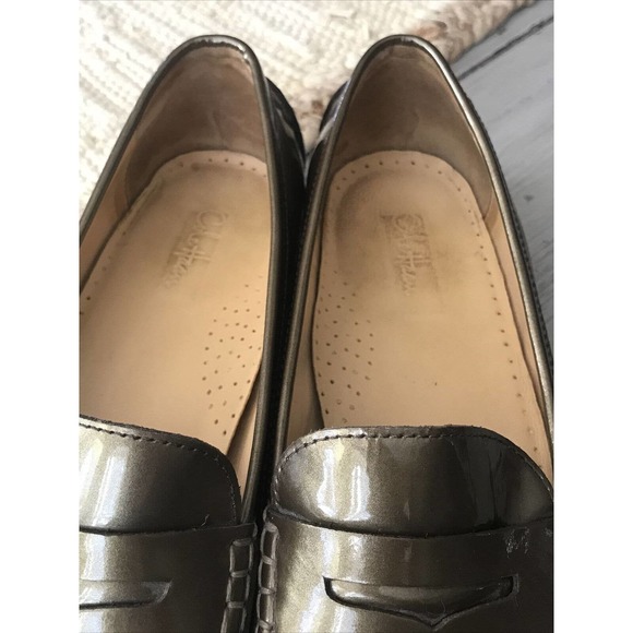 Cole Haan Soft Gold Patent Leather Penny Loafer Mens Sz 11 D29538 - Picture 8 of 12